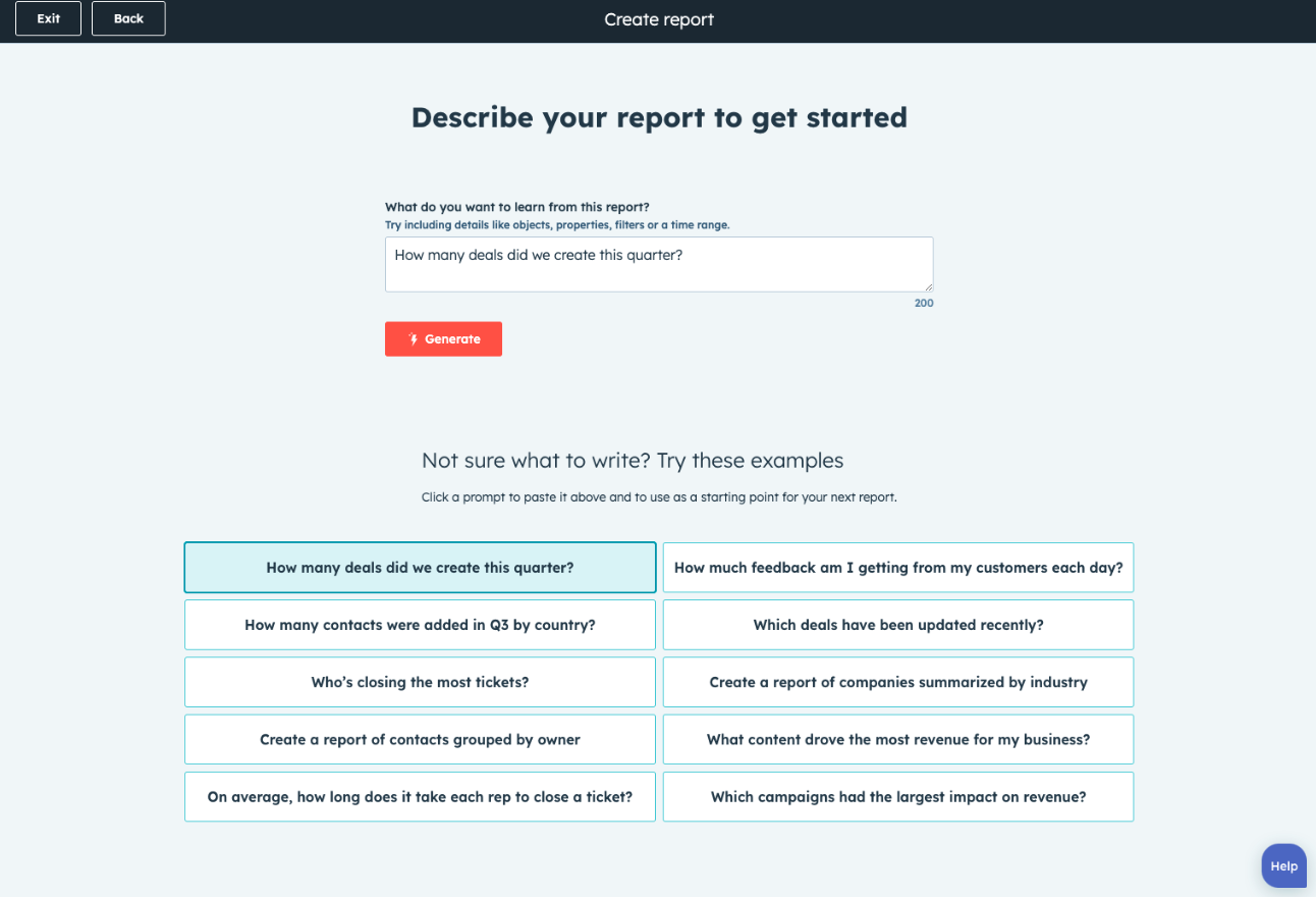 Generating Reports with AI