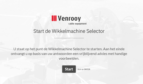 wikkelmachine venrooy