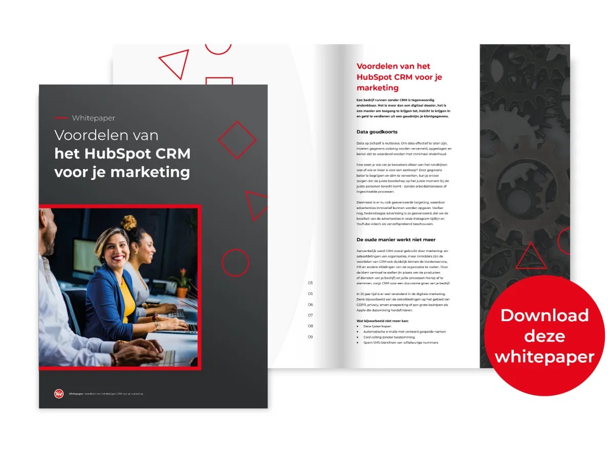 Voordelen van het HubSpot CRM voor je marketing